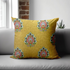 SRM Vict -114 Yellow Cushion Cover 18x18 | Vibrant & Elegant | Enera