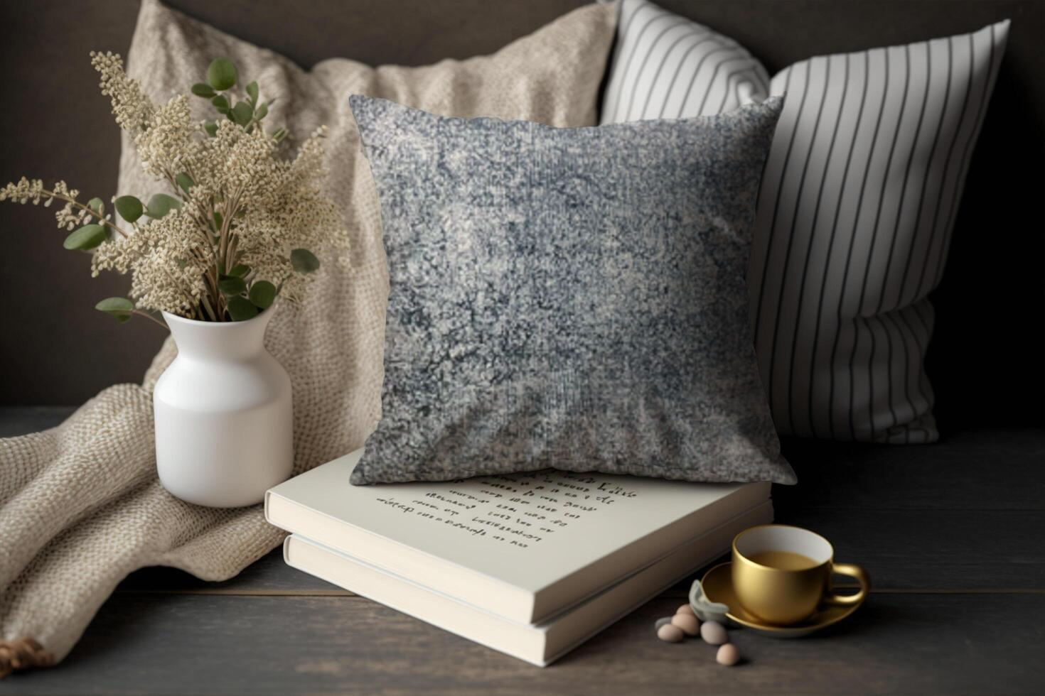 KCF Pina Sn 29224 Grey Cushion Cover 18x18 | Stylish & Durable | Enera