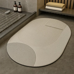 enera Bathroom Mat 40x60 cm Anti-Slip, Quick-Dry & Water Absorbing Mat