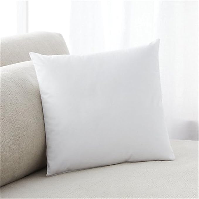 enera  - (12 x 12 Inches) Premium Polyester Fiber Cushion Fillers - Pack of 1 Pcs | White| Sofa Pillow, Sofa Cushion, Cushion Pillow, Cushions for Bed | Enera