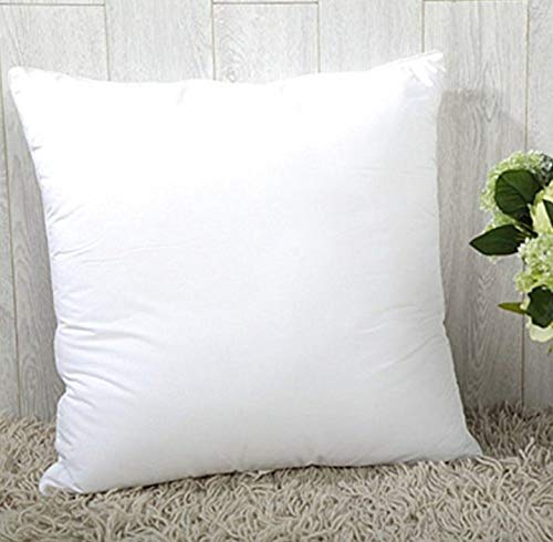 enera  - (16 x 16 Inches) Premium Polyester Fiber Cushion Fillers - Pack of 1 Pcs | White| Sofa Pillow, Sofa Cushion, Cushion Pillow, Cushions for Bed | Enera