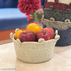 Saprose Knitted Storage Basket | Multipurpose Home Organizer Decor